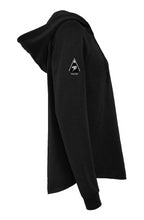 Load image into Gallery viewer, Womens Lightweight  Wash Hooded Sweatshirt