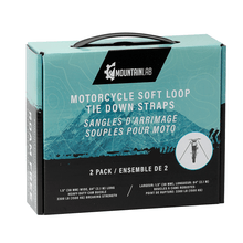 Load image into Gallery viewer, Motorcyle Soft Loop Tie Down Straps