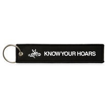 Load image into Gallery viewer, Get Educated Jet Tag Keychain - black
