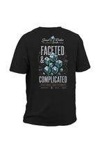 Load image into Gallery viewer, Faceted and Complicated Premium Pigment Dye T Shirt
