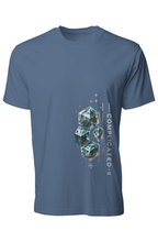 Load image into Gallery viewer, Faceted and Complicated Premium Pigment Dye T Shirt
